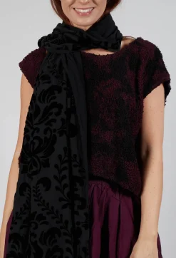 Privatsachen Scarves^Zierlicht Scarf in Kaviar