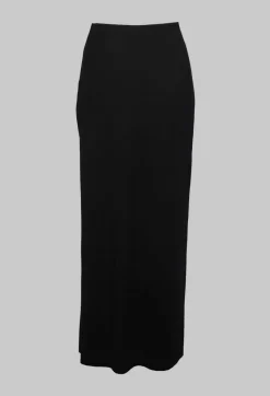 Xenia Design Skirts^Zigi Long Jersey Fitted Skirt in Black