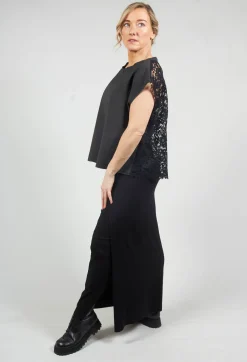 Xenia Design Skirts^Zigi Long Jersey Fitted Skirt in Black
