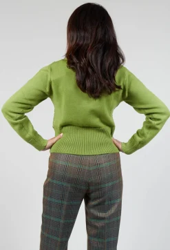Beatrice B Cardigans^Zip Through Cardigan in Kiwi