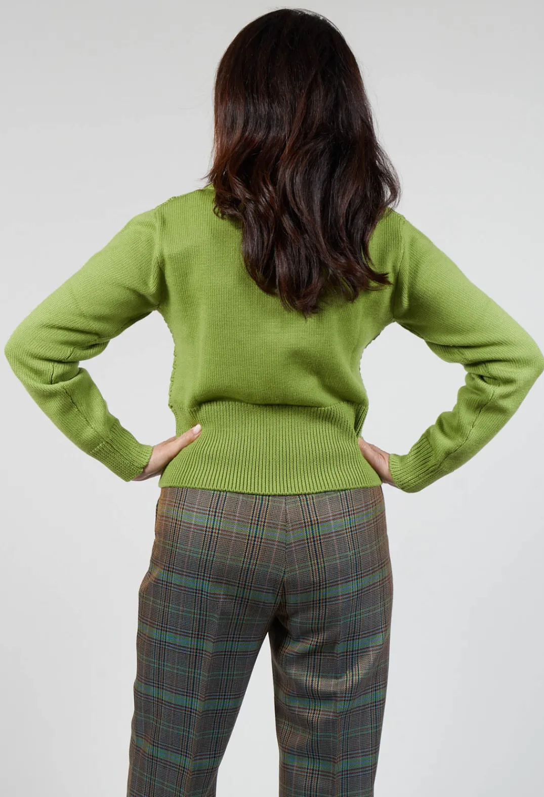 Beatrice B Cardigans^Zip Through Cardigan in Kiwi