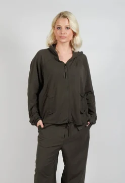 Rundholz Black Label Cardigans^Zip Up Cardigan in Jungle Jacquard