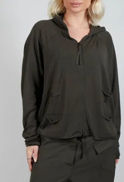 Rundholz Black Label Cardigans^Zip Up Cardigan in Jungle Jacquard