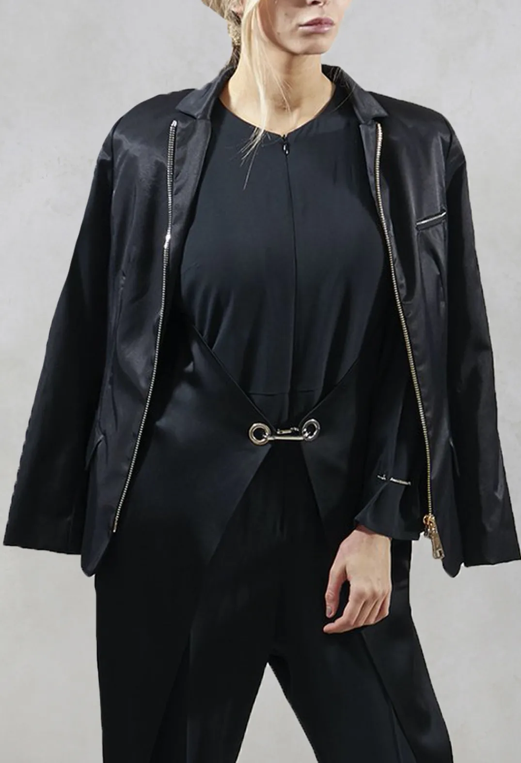 Oblique Creations Jackets^Zipped Jacket in Intrigue