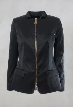 Oblique Creations Jackets^Zipped Jacket in Intrigue