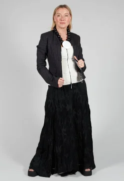 Masnada Tops^Zipper Fastening Corset Top in Chalk