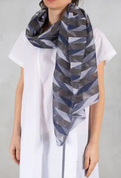 Traits Paris Scarves^Zoe Scarf in Blue